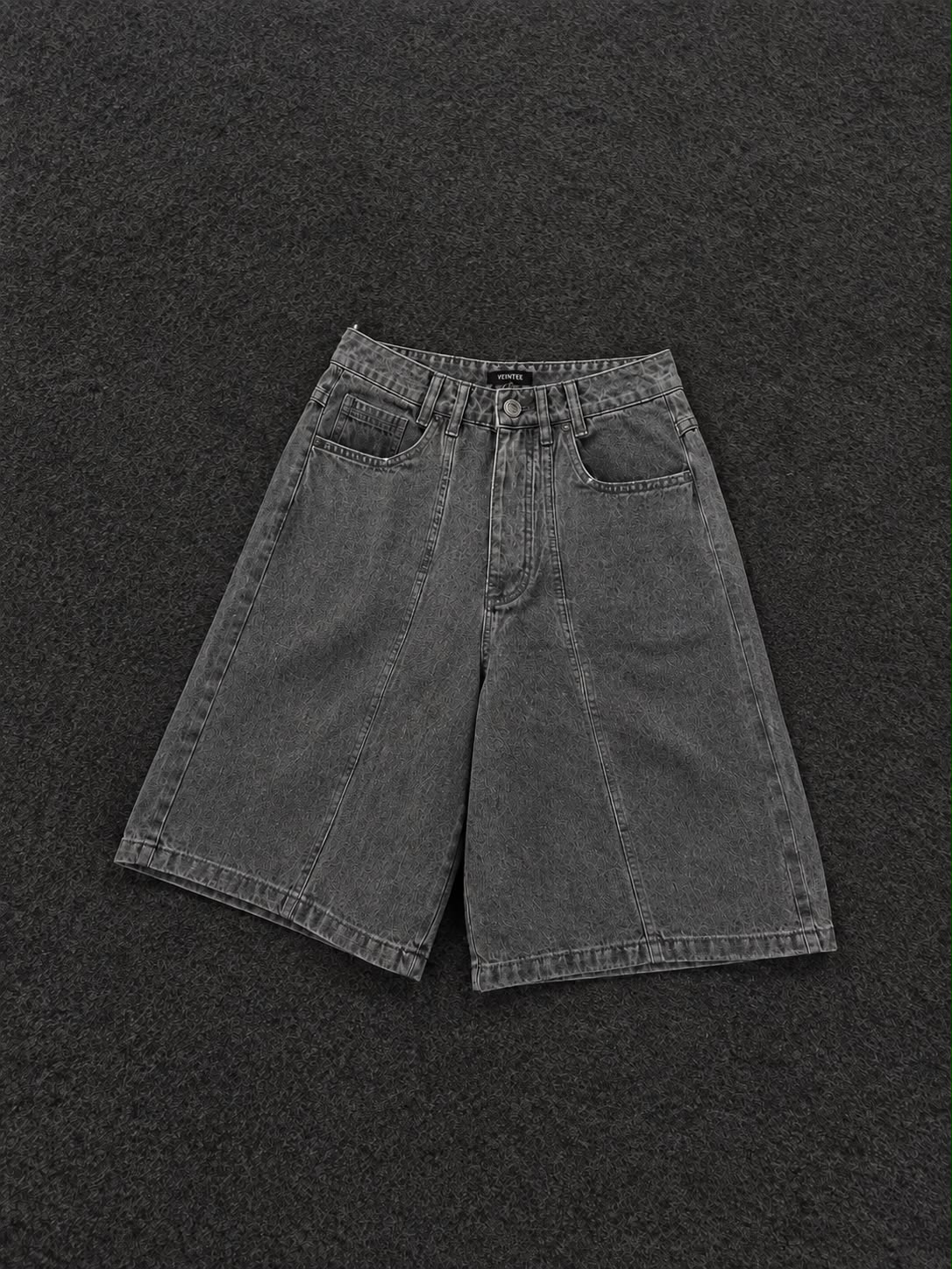 BERMUDA BAGGY CAMPANA GRIS
