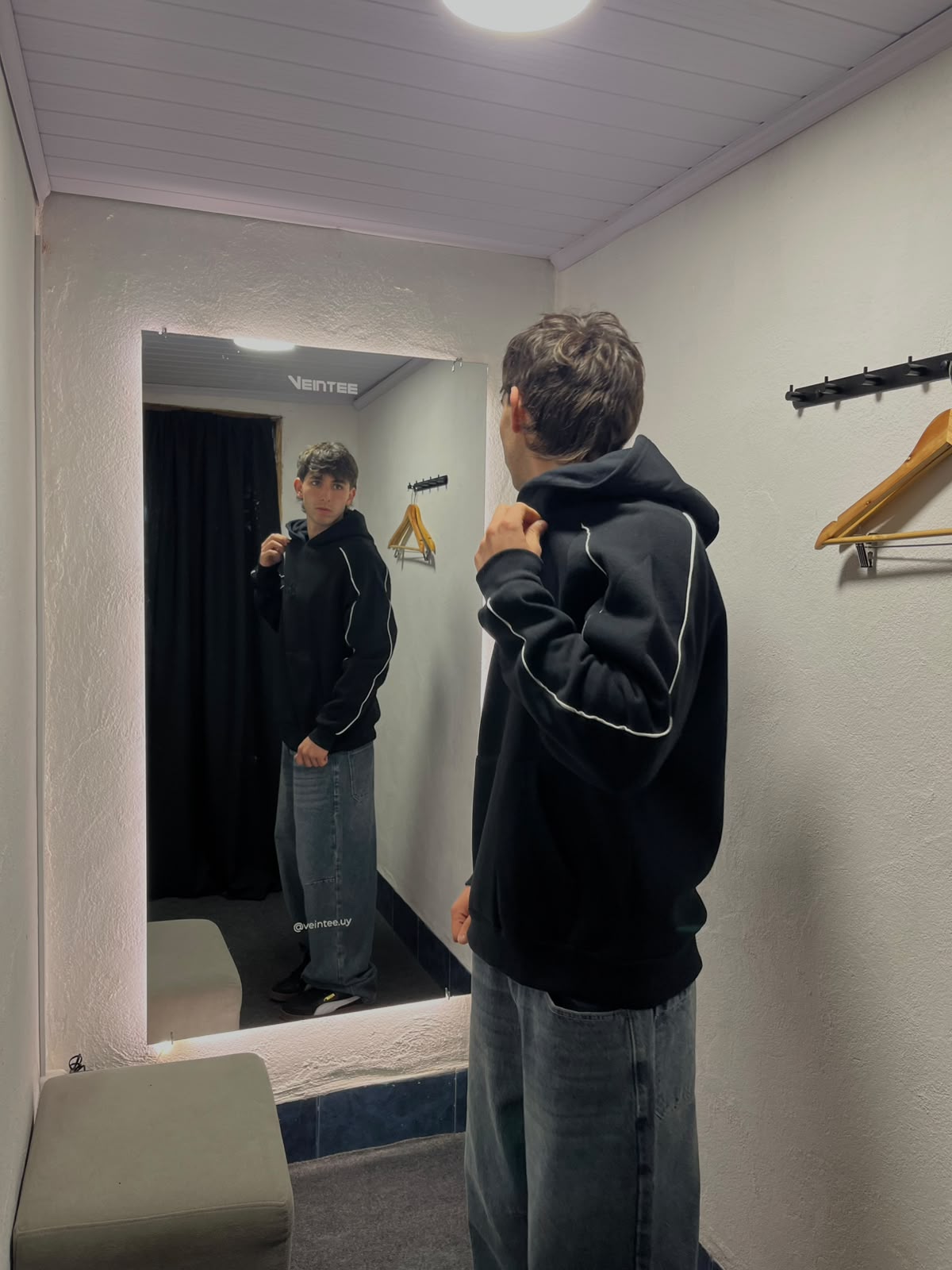 HOODIE OVERSIZE NEGRO